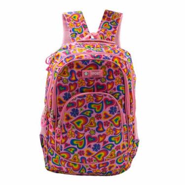 Imagem de Mochila Feminina Masculina Infantil Escolar Passeio Reforçada Sports, 