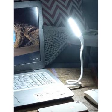 Imagem de Luminária LED Flexível USB para Notebook, Mini Luz Portátil