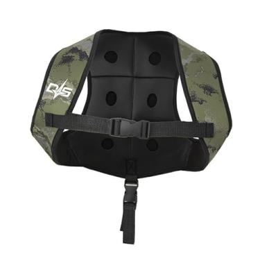 Imagem de Colaxi Colete de mergulho com peso, colete de neoprene com fivela ajustável, de mergulho livre confortável para mulheres e homens para esportes aquáticos, S or M