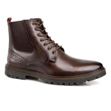 Imagem de Bota Tratorada Masculina Couro Rafarillo Folk Coturno-Masculino