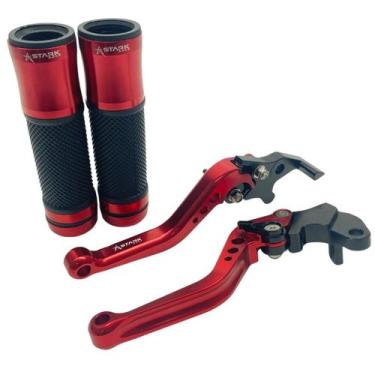 Imagem de Kit Manete Manopla Esportivo Intruder Yes 125 Gsr 125 150i Riva Choppe