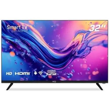 Imagem de Smart TV LED 32 HQ HD 3 HDMI 2 USB WIFI Android 11 Design Slim KDE32GR
