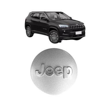 Imagem de Sub Calota Renegade Prata C/ Logo Cromado - Metalplas