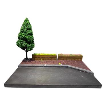 Imagem de JunZheHub Cenário de modelo de cena em miniatura em escala 1/64, adereços para fotos de fundo, acessórios para cenário de em miniatura para bonecos de ação