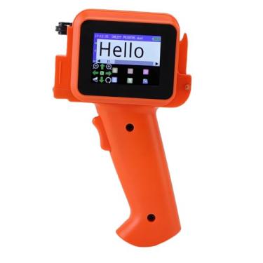 Imagem de Depisuta Impressora de Jato de Tinta Portátil, 0,04-0,5 Polegada de Impressão Portátil Impressora Portátil Portátil (sem cartucho), Com HD LED 2,4in Touch Screen, para QRCode Barcode