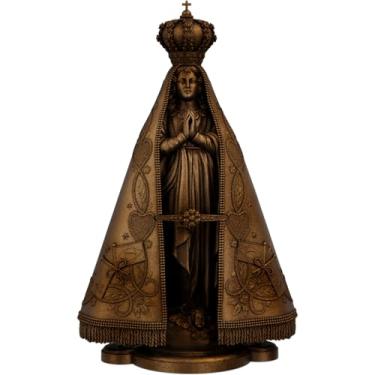 Imagem de Estátua Religiosa Imagem Nossa Senhora de Aparecida (Cor Cobre Antigo)