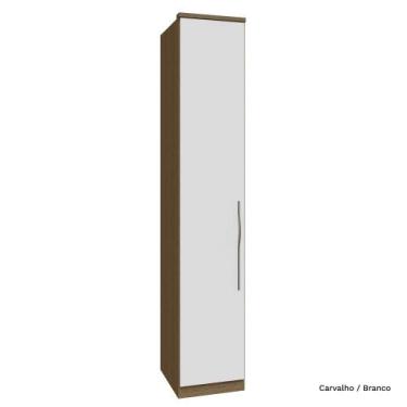 Imagem de Guarda Roupa Modulado 01 Porta com Prateleiras 245cm Altura Setiba - M
