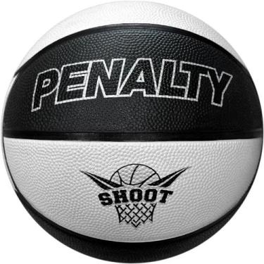 Imagem de Bola de Basquete Esportiva Jogo Treino Penalty Shoot Xxiv, Branco, Pre