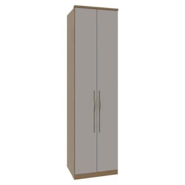 Imagem de Guarda Roupa Modulado 02 Portas com Prateleiras 234cm Setiba - Móveis 