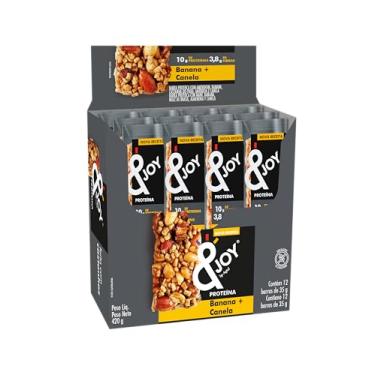 Imagem de &Joy Barra Protein Nuts 12X35G Banana Canela – Dsp Unitario