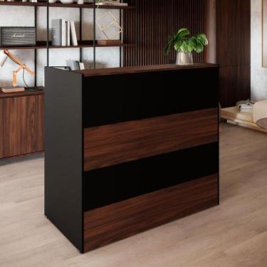Imagem de Balcão Atendimento Recepção Escritório 90 cm x 110 cm F5 - F5 Office G