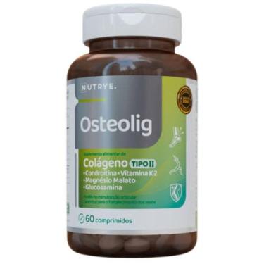 Imagem de Osteolig Colágeno Tipo II, Vitamina K2, Magnésio Malato Pote 60 Cápsul