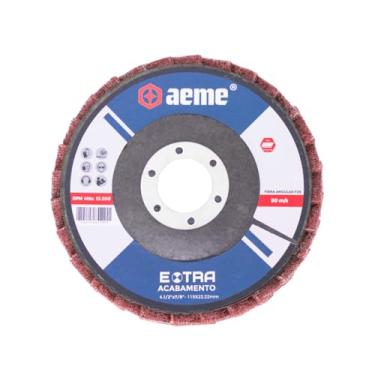 Imagem de Disco Flap Misto Desbaste/Acabamento Aeme Extra Manta Média/Lixa Gr120