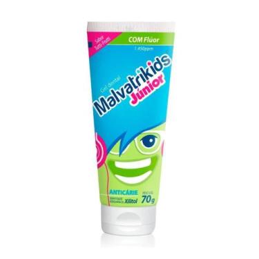 Imagem de Creme Dental Malvatrikids Júnior Com Flúor + Xilitol 70g - Malvatricin