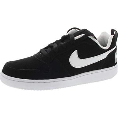 Imagem de Nike Tênis de basquete masculino Court Borough Low, Preto/branco, 8