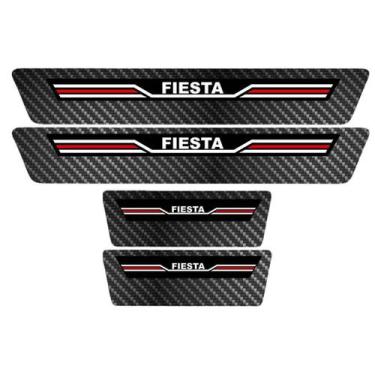 Imagem de Soleira Porta Sport Vermelho Carbono Fiesta 07 08 09 a 2014 - Jhow Ade