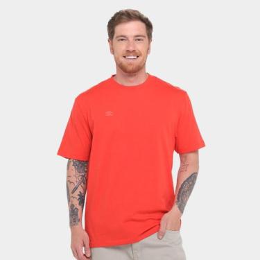 Imagem de Camiseta Umbro Heat Masculino, Vermelho, M