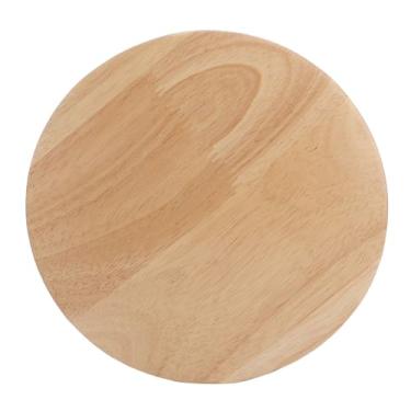 Imagem de Asixxsix Arandela de Parede de Madeira Redonda, Luz Simples de Parede LED Com Conexão Com Fio e Luz Quente, para Sala de Estar No Quarto da Sala de Cozinha Decoração do Banheiro