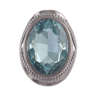 Imagem de Anel Armazem Rr Bijoux Pedra Azul Grafite