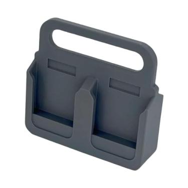 Imagem de Esquirla Suporte de bateria para organizador de armazenamento de 18 V Rack de armazenamento de bateria portátil, Cinza