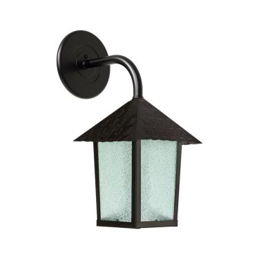 Imagem de Arandela Blumenau Colonial Quadrada Vidro Pontilhado E27 Biv