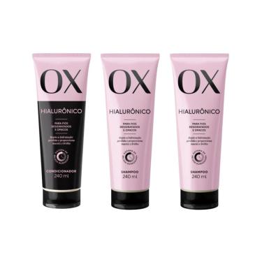 Imagem de Kit Ox Hialuronico 1 Cond 240Ml+2 Shampoo 240Ml