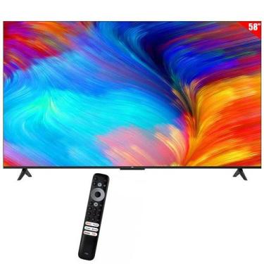 Imagem de Smart TV LED 58" TCL 4K Ultra HD Android TV Wi-Fi e Bluetooth com Conv