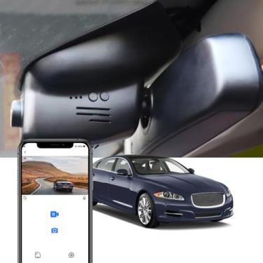 Imagem de Fitcamx Câmera de painel 4K adequada para Jaguar XJ XJL 2011-2015 (HD2-6012), aparência OEM integrada, qualidade de vídeo UHD 2160p, gravação em loop, WiFi e aplicativo integrados, sensor de gravidade