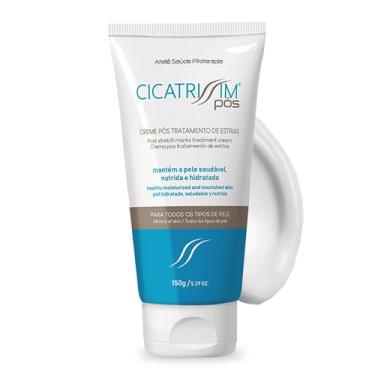 Imagem de Creme Hidratante Corporal e Preventivo de Estrias CicatriSSimPós - Com Buriti, Abacate, Semente de Uva, Camomila, Calêndula, Aveia e Amêndoa - 150g p/ 3 meses
