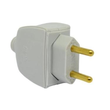 Imagem de Plug Macho 2P 20A Cinza 90/180