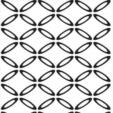 Imagem de Papel de Parede Adesivo Geométrico Círculos Preto - 035 - Multimpressã