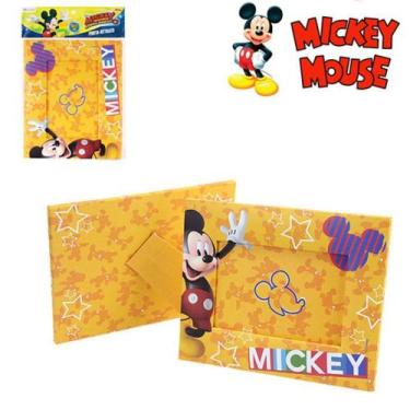 Imagem de Porta retrato 10x15 com moldura de papelão horizontal - mickey disney 