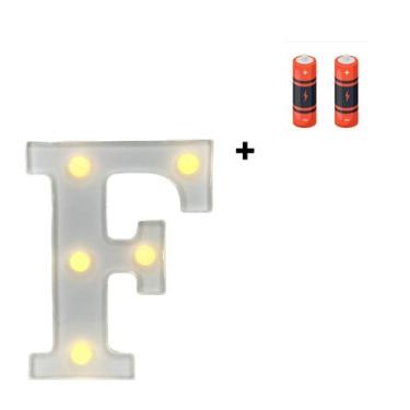 Imagem de Letra Luminária Led 3d Pequena Festa Decoração e Pilha  - Partiufesta,