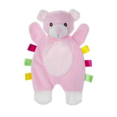 Imagem de Naninha Rosa Infantil Bebê Pelúcia Soninho Fofo Ludico - Loani