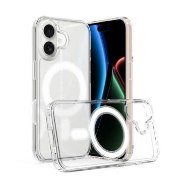 Imagem de Capinha para iPhone 17 Magsafe Transparente Magnetic - GCM CASES