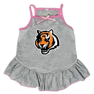 Imagem de Littlearth Vestido adulto unissex NFL Cincinnati Bengals com logotipo da equipe, cinza, médio