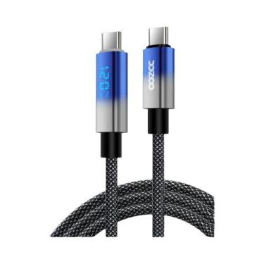 Imagem de Cabo De Carregamento Ultra-Rápido De 120W Com Display LCD, Sincronizaç