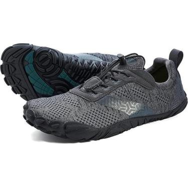 Imagem de Tênis de corrida de trilha Joomra Minimalist Dark Grey Women 40