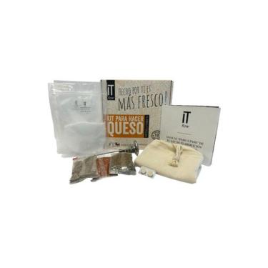 Imagem de Kit de fabricação de queijos: mussarela e ricota com ácido cítrico - L