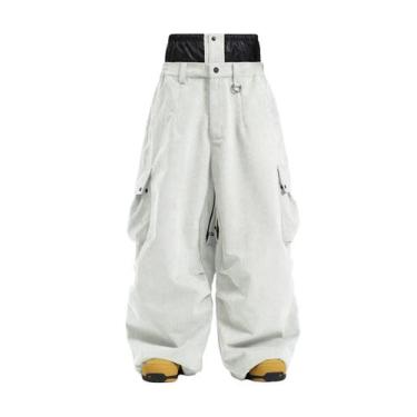 Imagem de Calças de neve GSOU SNOW Baggy impermeáveis à prova de inverno - para 