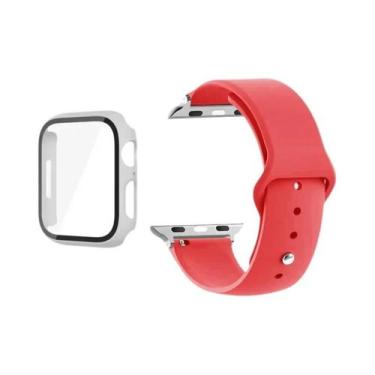 Imagem de Protetores De Tela Para Pulseira De Apple Watch, Estojo De Vidro Para 