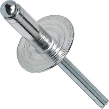 Imagem de Grande flange pop rebites 5/81.3 cm x 3/40.6 cm corpo de alumínio mandril grande cabeça cúpula 5-3 folgas .320.0 cm - .475.0 cm Quantidade 100 por Fastenere