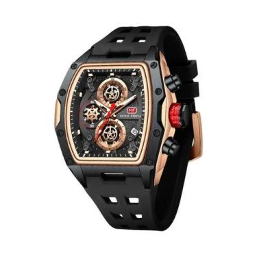 Imagem de Relógio Cronógrafo Esportivo Masculino Blue Quartz Com Ponteiros Lumin