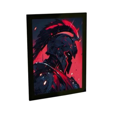 Imagem de Quadro Decorativo Soldado Guerreiro Ilustração Anime Games Decoração Poster Quarto Sala