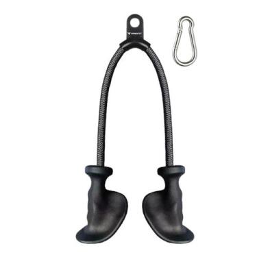 Imagem de Puxador Tríceps Corda Profissional Pegada Anatômica Yangfit