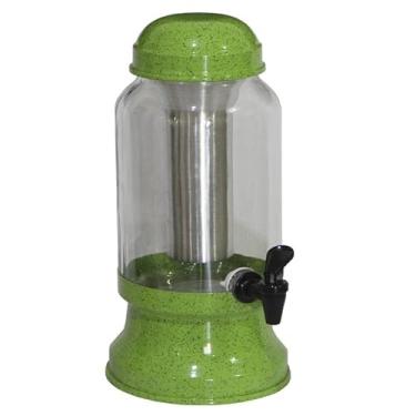 Imagem de Suqueira Barrica Vidro 3,2 Lt Porta Gelo(Verde Pig)