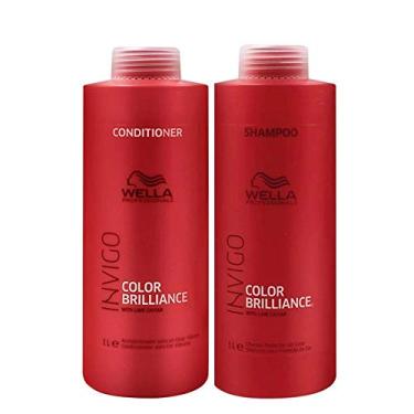 Imagem de Kit Wella Professionals Invigo Color Brilliance Shampoo + Condicionador 1000ml