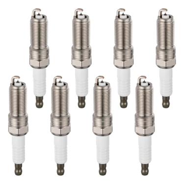 Imagem de SYKRSS 4024128344 Velas de Ignição Iridium Pacote com 8 - Compatível com Chevrolet Silverado 1500 2014-2020, 5.3L 6.2L V8 Engine - Substitui 4024128344 Vela de ignição