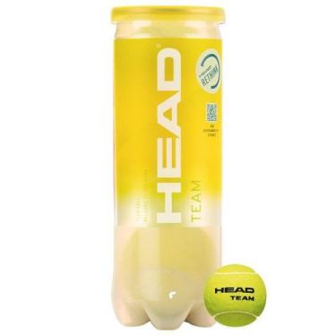 Imagem de Bola de Tennis Head Team 1 Tubo com 3 Unidades, Amarelo