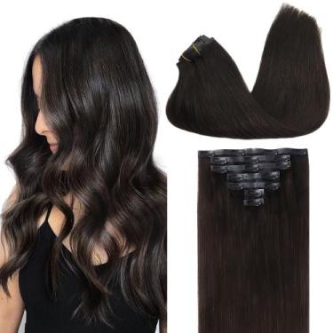 Imagem de Extensões de cabelo Clip in GOO GOO Real Human Hair 14 polegadas